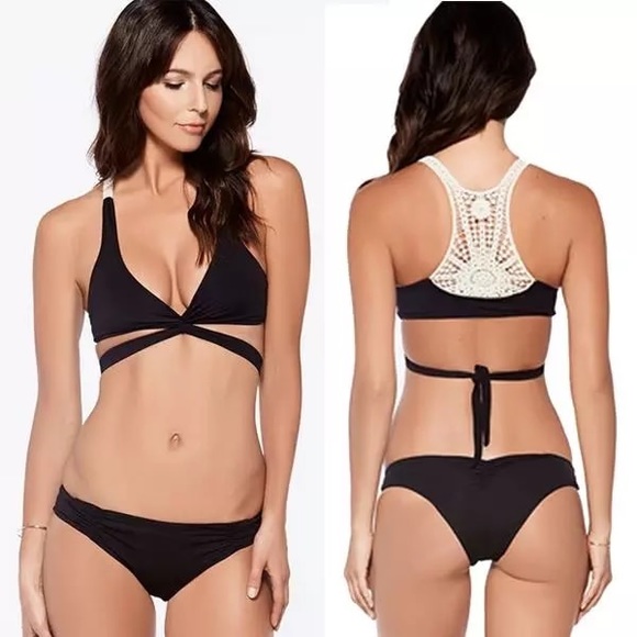 L*Space Crochet Joey Wrap Convertible Bikini Top - Picture 4 of 16